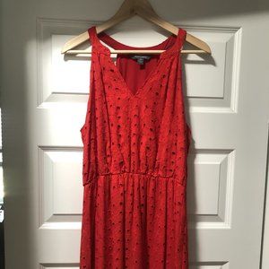 Market and Spruce Red Sleevless Dress XL